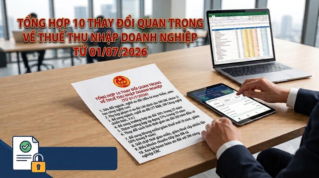 11 trường hợp bị ngừng sử dụng hóa đơn điện tử từ 01/07/2026